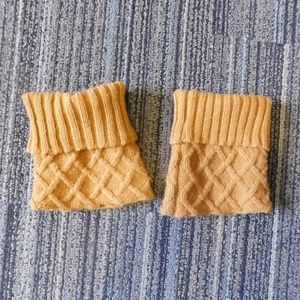 Light Brown Knitted Legwarmers